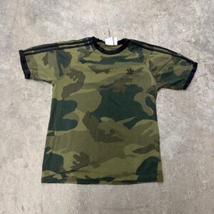 adidas Green Camouflage Short Sleeve Tee